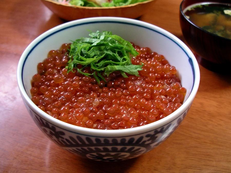 鮭魚卵蓋飯
